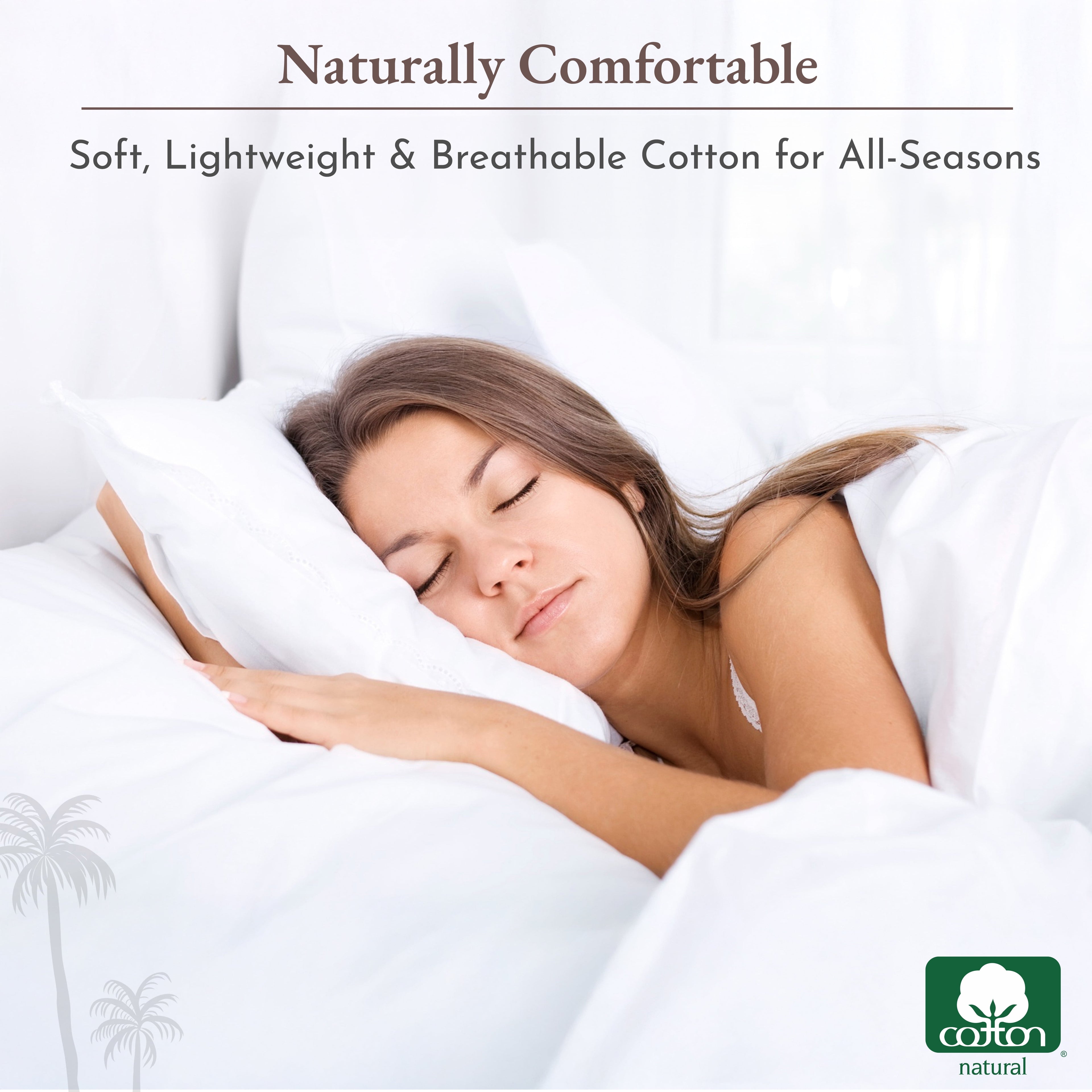 California Design Den, 100% Cotton, 3-Piece Twin Bed Sheet Set, Bright White