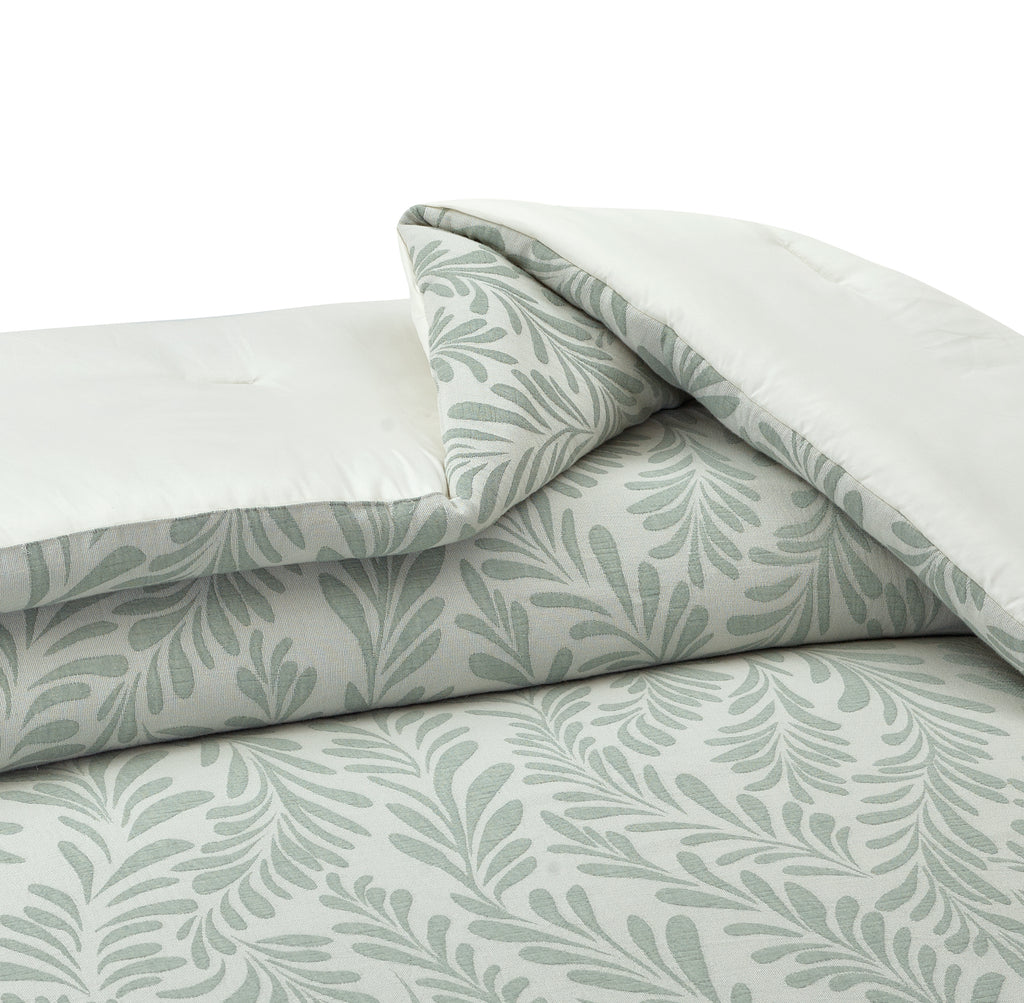 Better Homes & Gardens Botanical 3-Piece Comforter Set, Green, Full Queen, All Ages