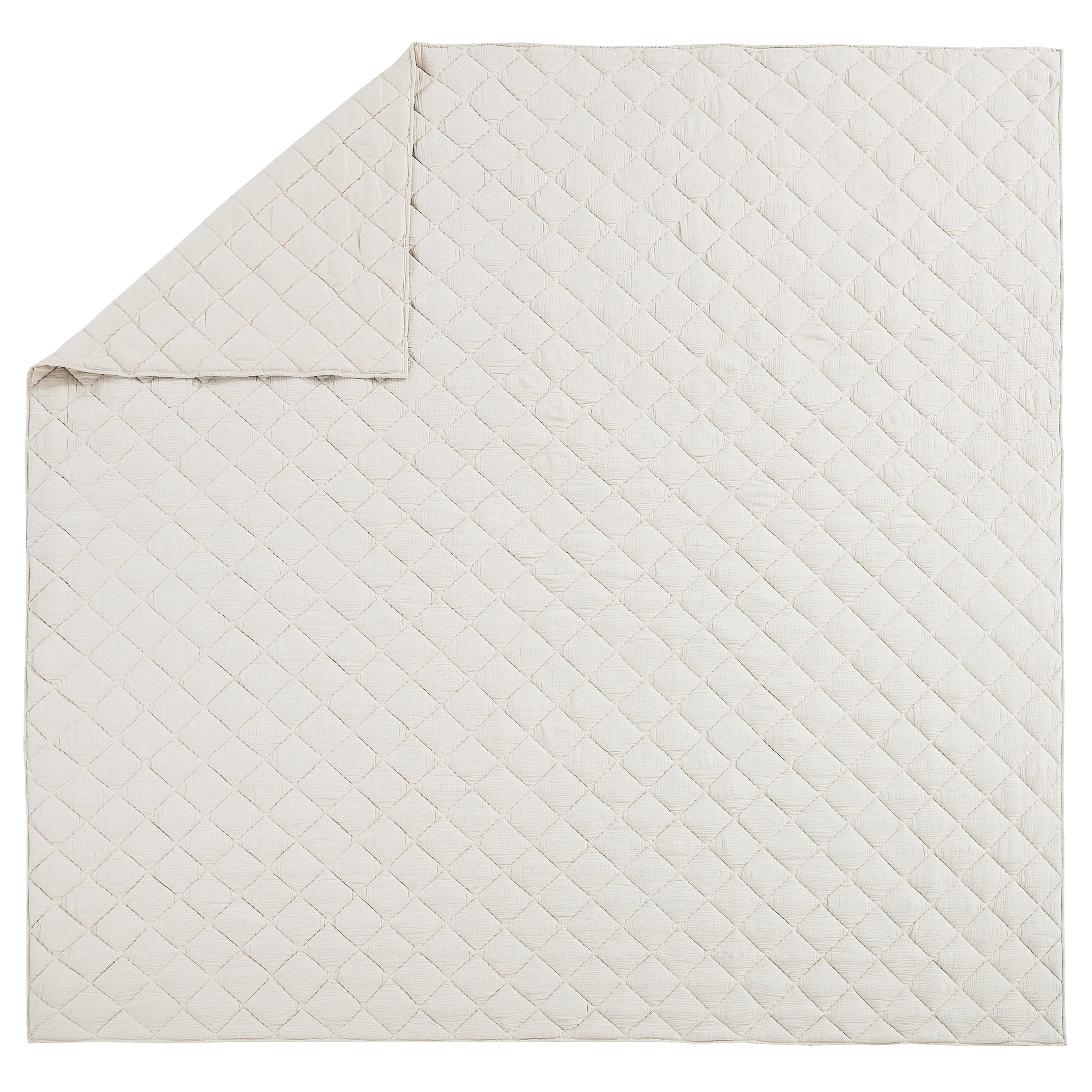 Better Homes & Garden Diamond Gauze Sham, Beige, Standard, 2 count