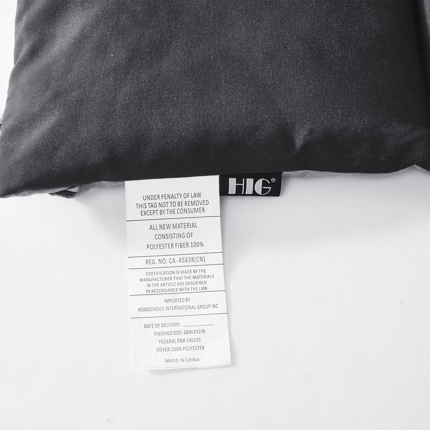 HIG Twin XL 5 Pieces Comforter Set, Gray Reversible and Lightweight Bed in a Bag with 1 Comforter, 1 Flat Sheet, 1 Fitted Sheet, 2 Pillowcases, All Season Bedding Set for Dorm Bedroom