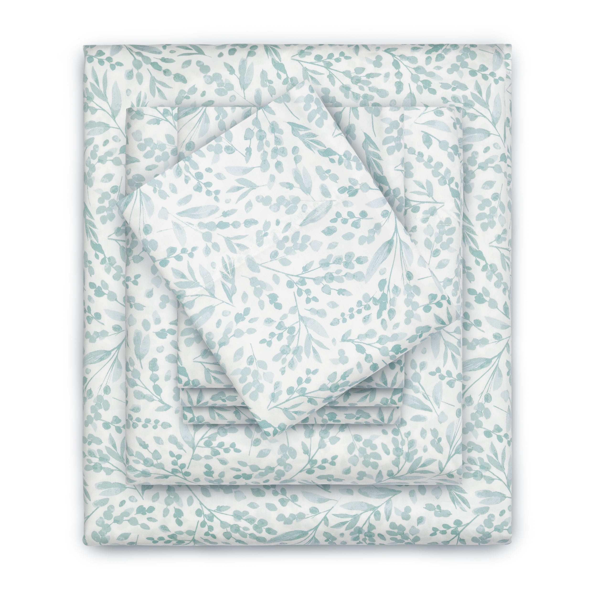 Serta 6-Piece 800 Thread Count Bright White Cotton Rich Adult Bed Sheet Set, Full - Deep Pocket