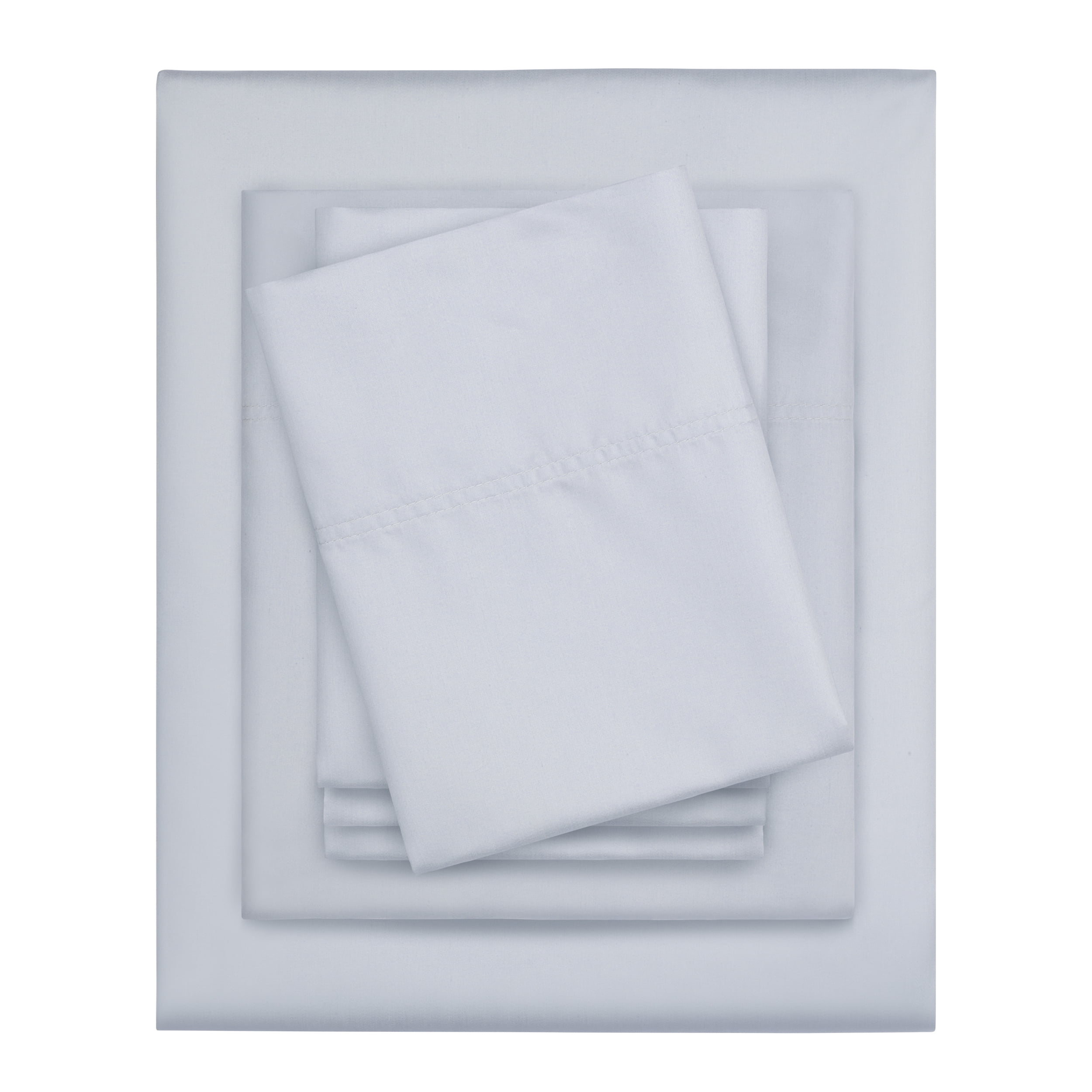 Serta 6-Piece 800 Thread Count Bright White Cotton Rich Adult Bed Sheet Set, Full - Deep Pocket