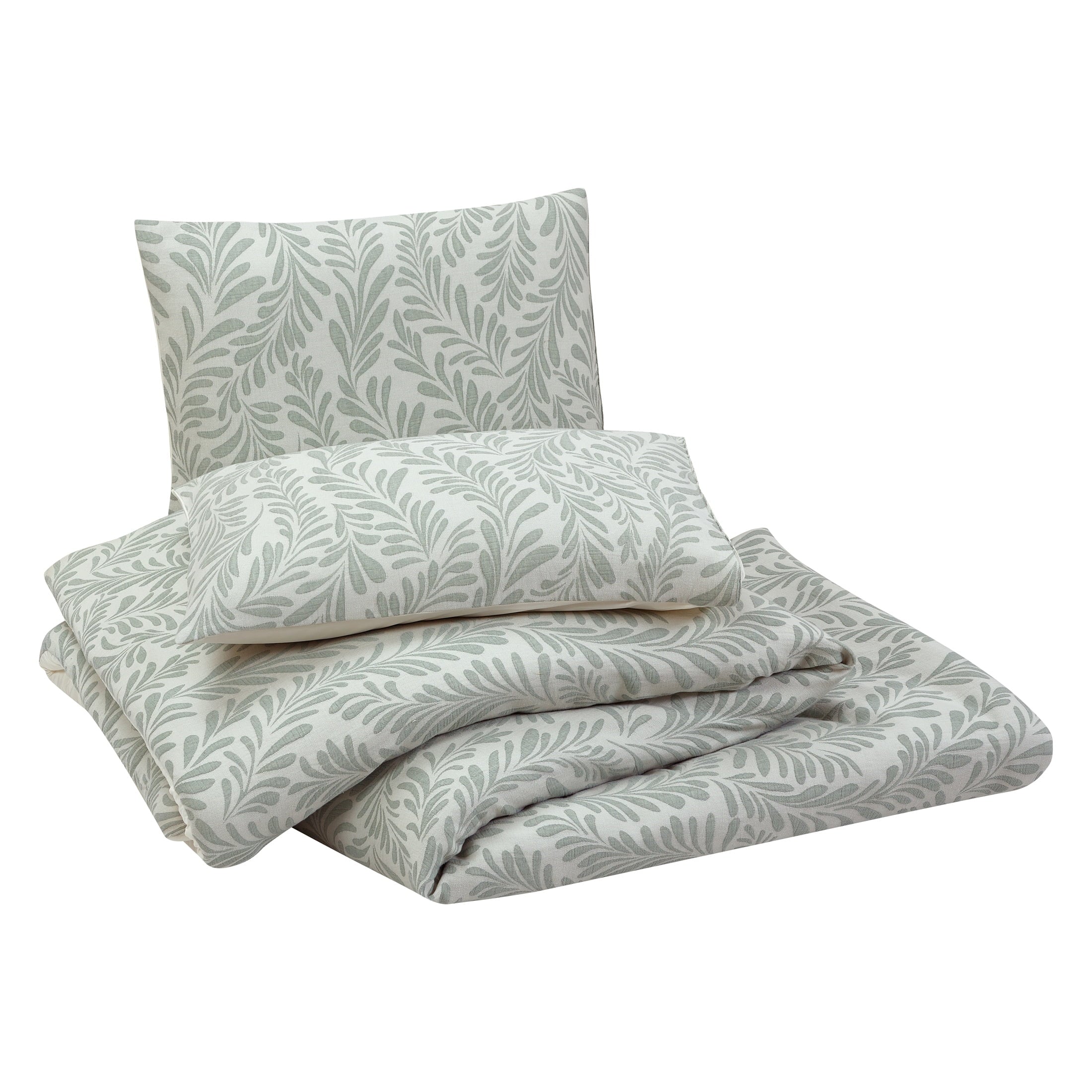 Better Homes & Gardens Botanical 3-Piece Comforter Set, Green, Full Queen, All Ages