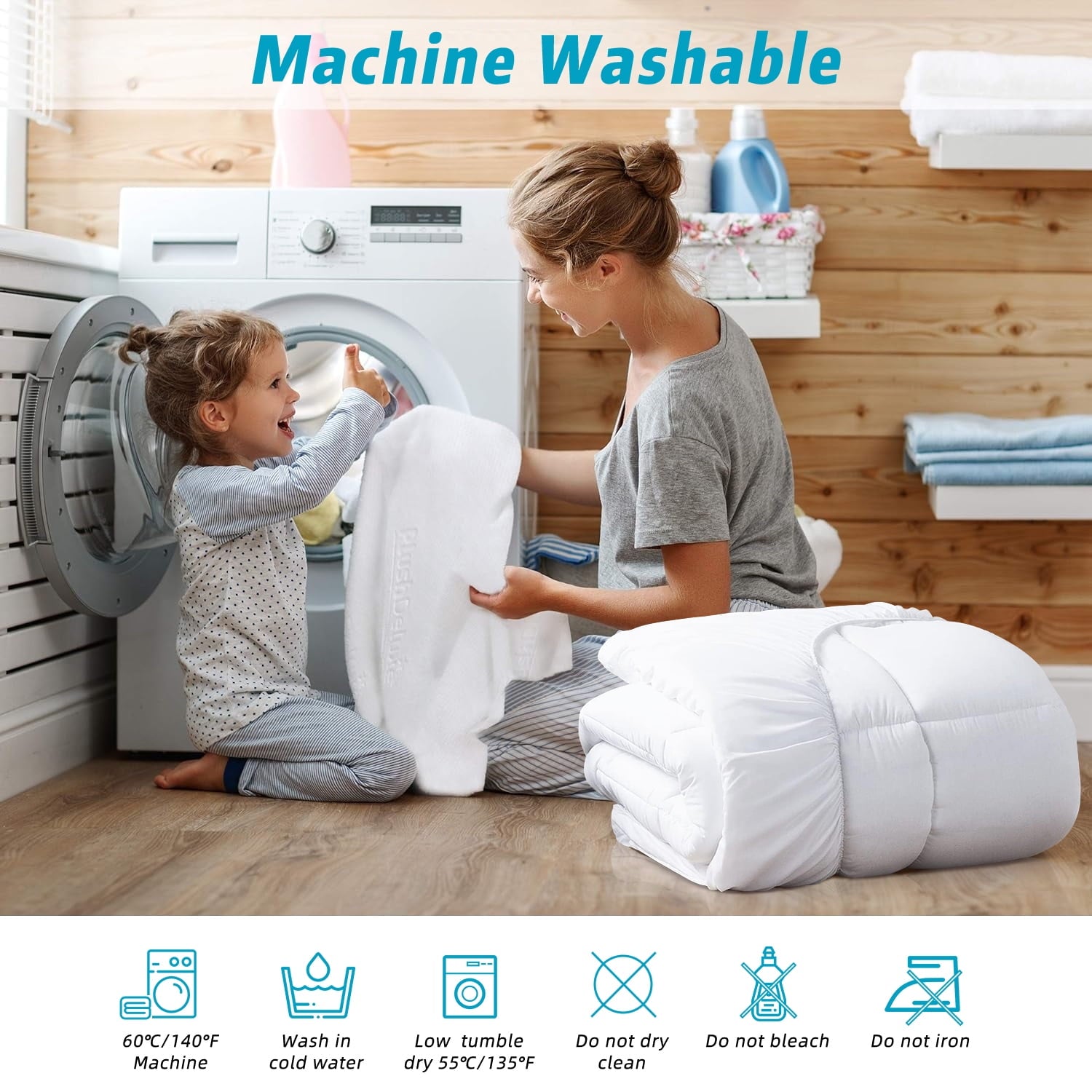 Mattress Topper Twin XL Size Extra Thick Mattress Pad 8-21" Deep Pocket Soft Down Alternative Fill Mattress Protector Pillow Top Mattress Cover